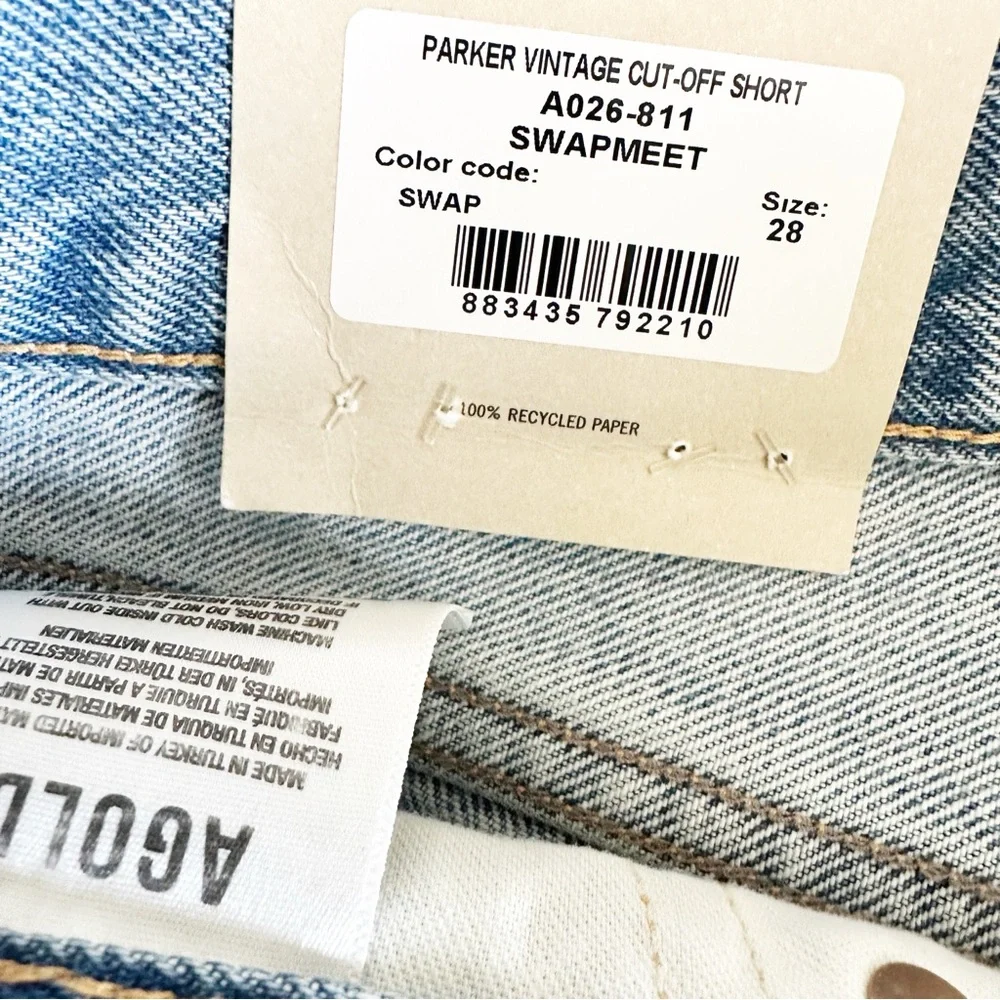 Free People AGOLDE Parker Shorts